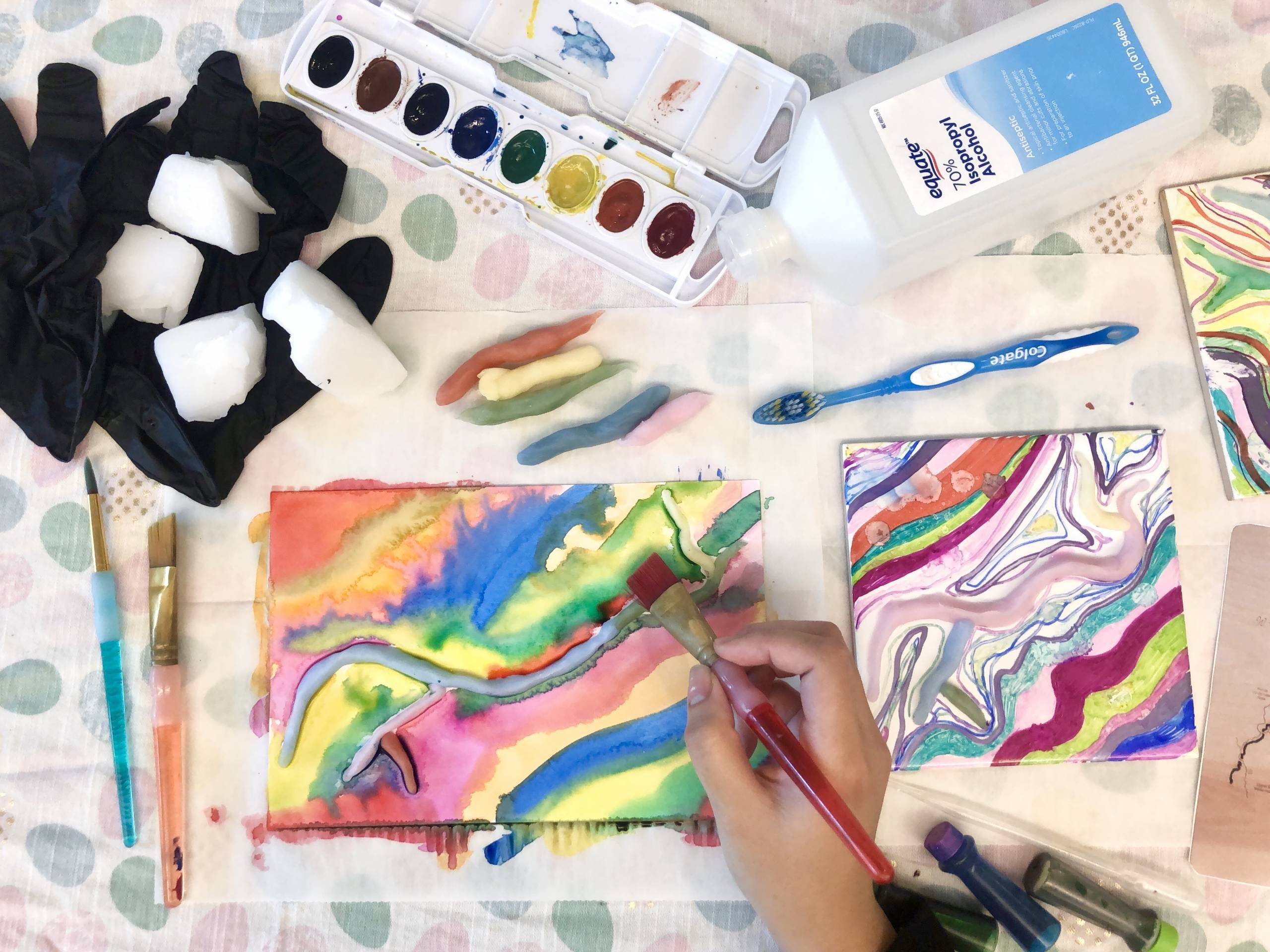 watercolor activity
