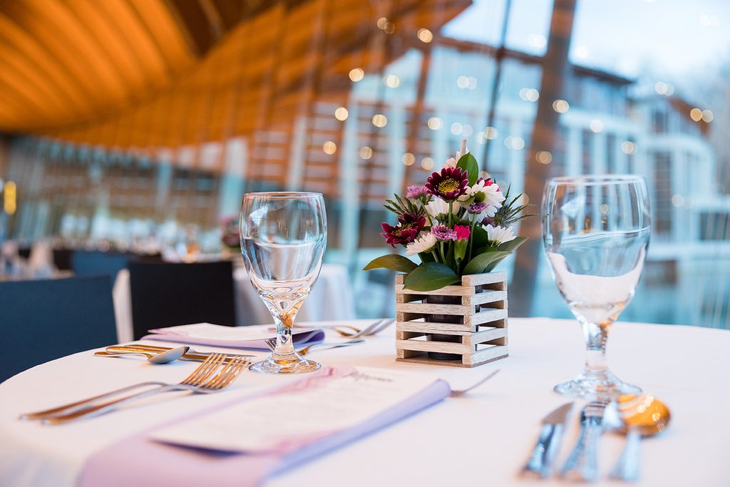 Table setting at Eleven