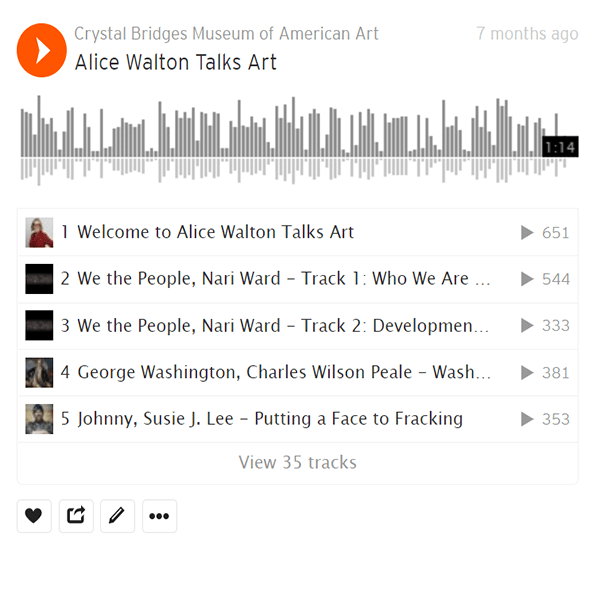 Captura de pantalla de la lista de reproducción de Soundcloud Captura de pantalla de la lista de reproducción de Soundcloud